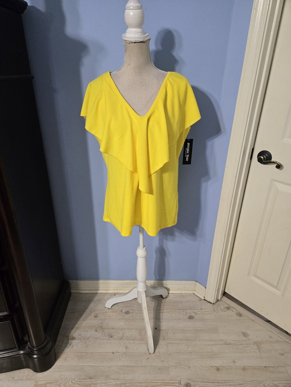 Double Take Size 1x Womens Blouse